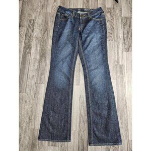 New York & Company Jeans Womens 2 Blue Low Rise Bootcut Curvy Stretch Denim